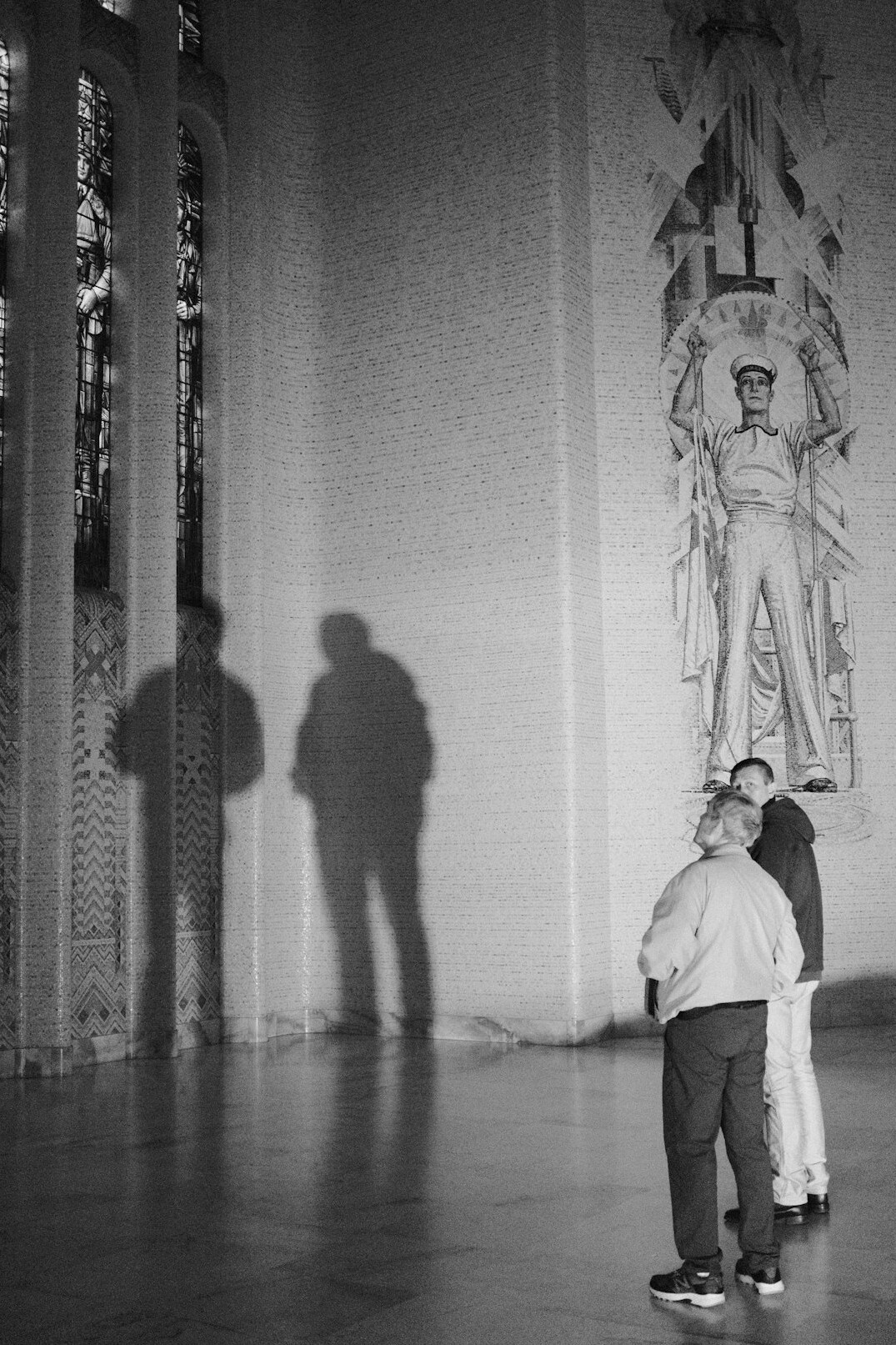 person reflecting on truth