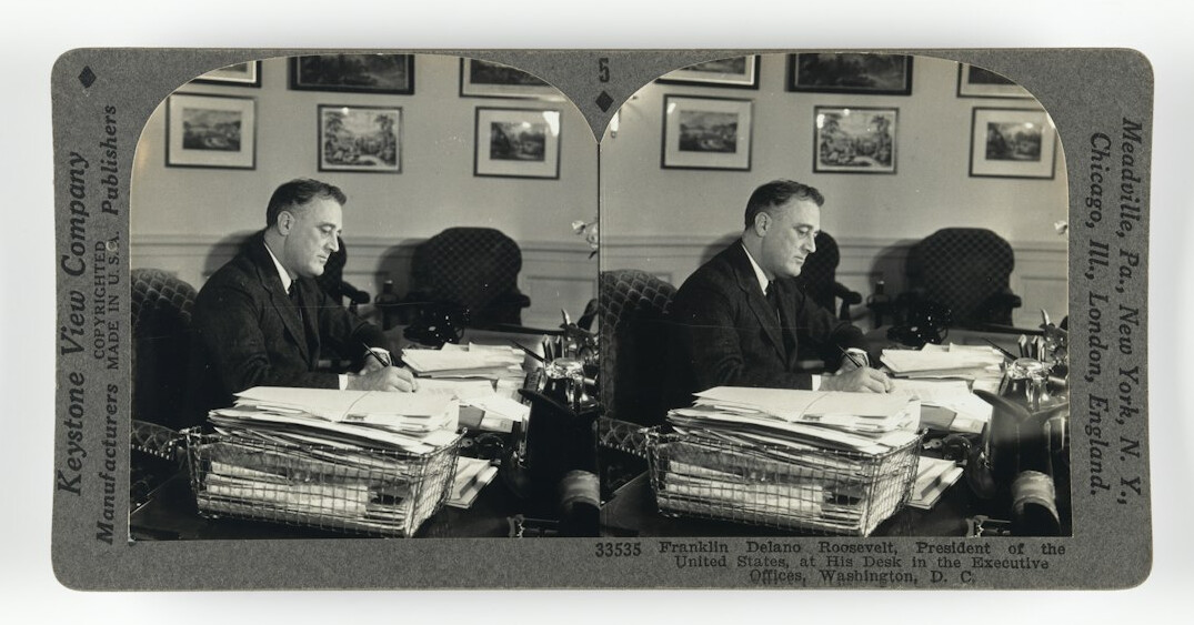 journalist researching archives